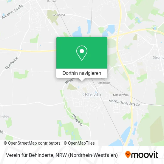 Verein für Behinderte Karte