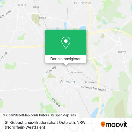 St.-Sebastianus-Bruderschaft Osterath Karte