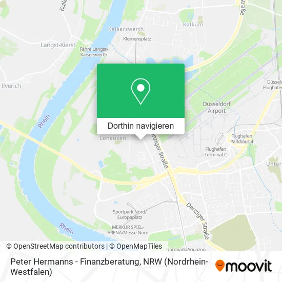 Peter Hermanns - Finanzberatung Karte