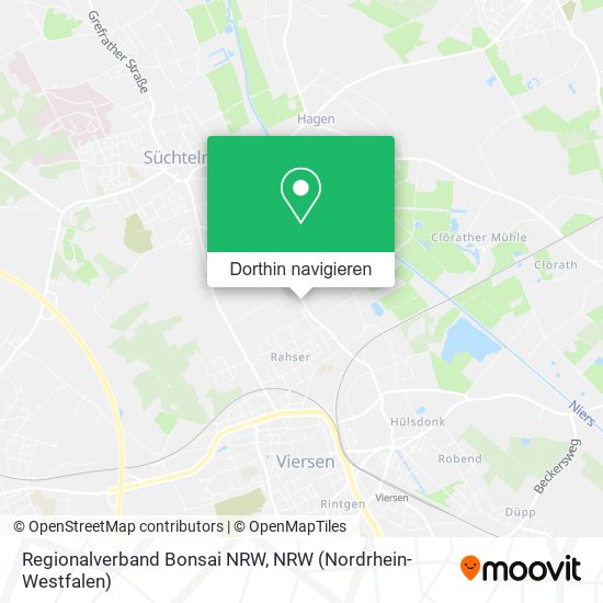 Regionalverband Bonsai NRW Karte