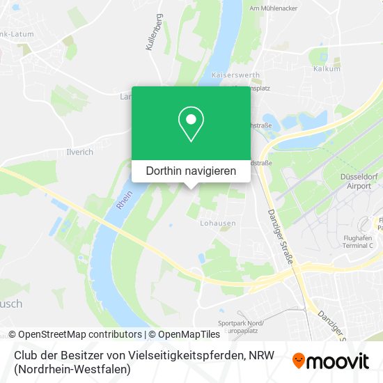 Club der Besitzer von Vielseitigkeitspferden Karte
