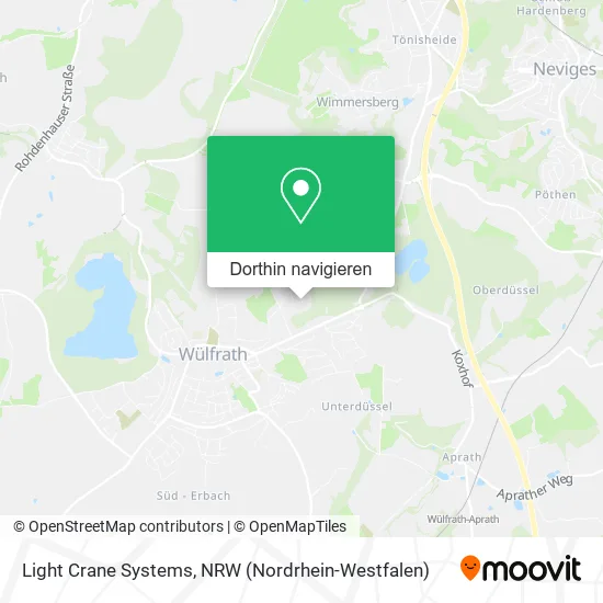 Light Crane Systems Karte