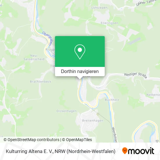 Kulturring Altena E. V. Karte