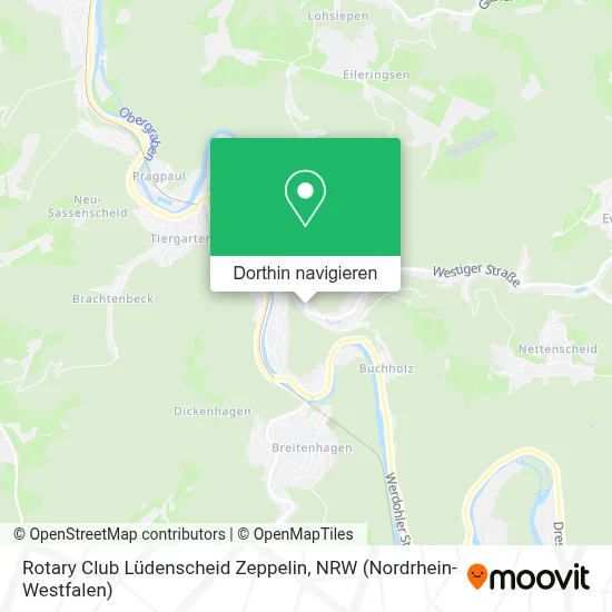 Rotary Club Lüdenscheid Zeppelin Karte