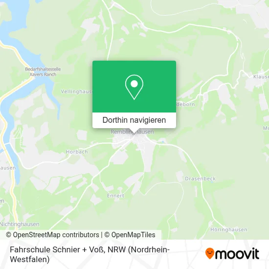 Fahrschule Schnier + Voß Karte