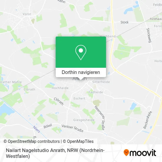 Nailart Nagelstudio Anrath Karte