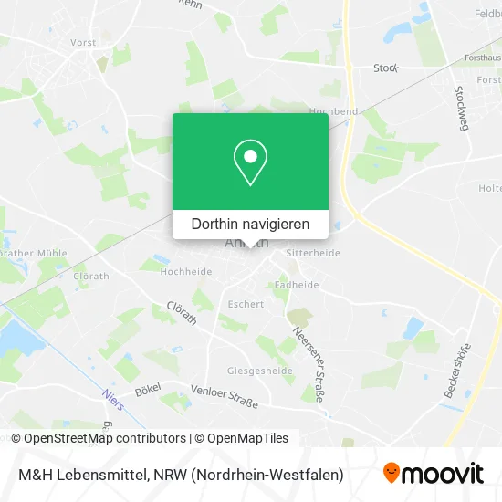 M&H Lebensmittel Karte