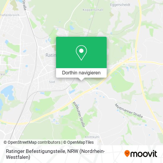 Ratinger Befestigungsteile Karte