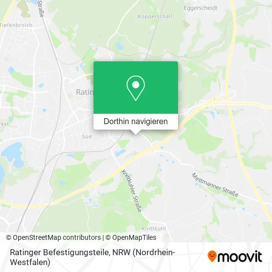 Ratinger Befestigungsteile Karte