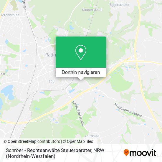 Schröer - Rechtsanwälte Steuerberater Karte