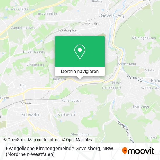 Evangelische Kirchengemeinde Gevelsberg Karte