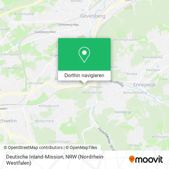 Deutsche Inland-Mission Karte