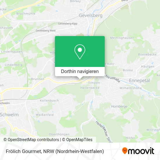 Frölich Gourmet Karte