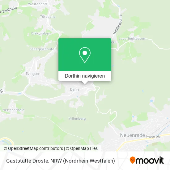 Gaststätte Droste Karte