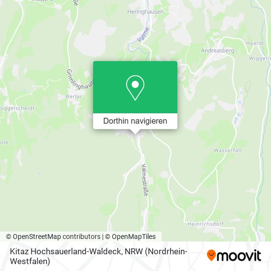 Kitaz Hochsauerland-Waldeck Karte