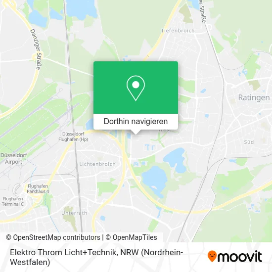 Elektro Throm Licht+Technik Karte