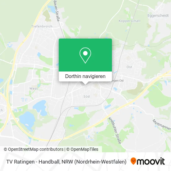 TV Ratingen - Handball Karte