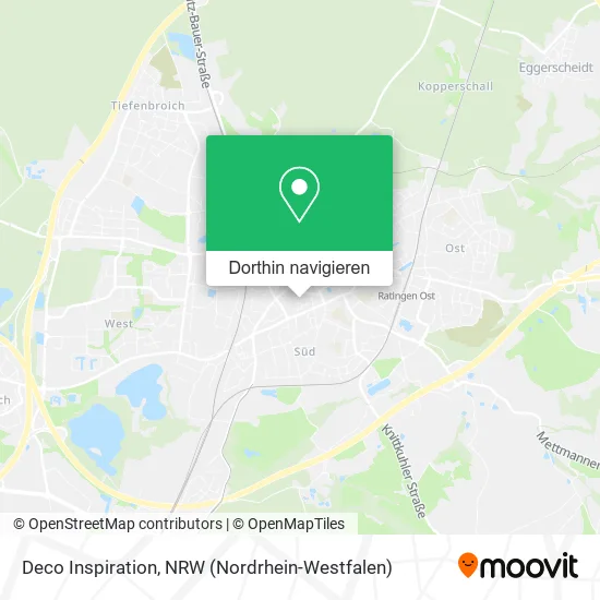 Deco Inspiration Karte