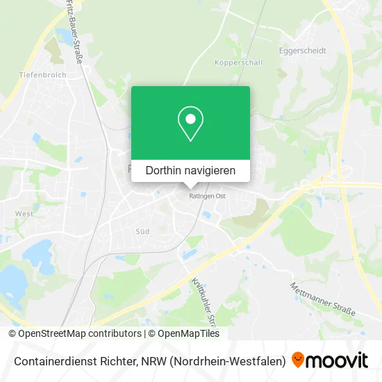 Containerdienst Richter Karte