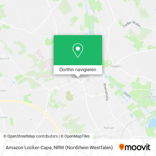 Amazon Locker-Cape Karte