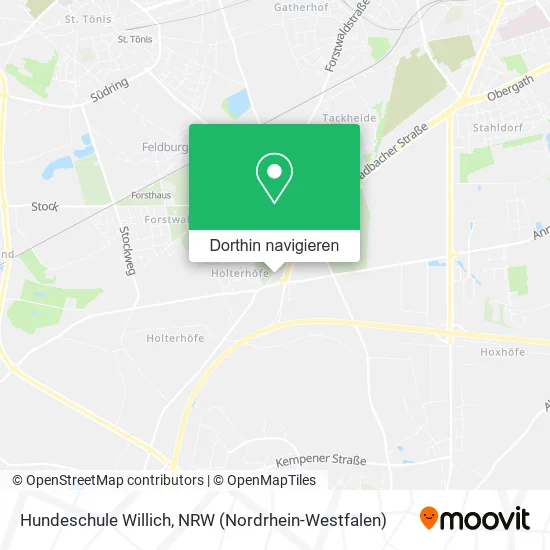 Hundeschule Willich Karte