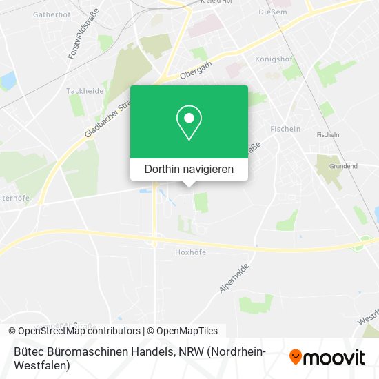 Bütec Büromaschinen Handels Karte