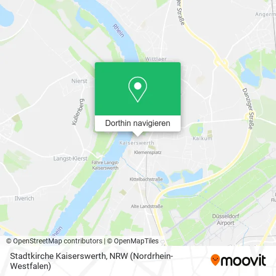 Stadtkirche Kaiserswerth Karte