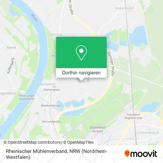 Rheinischer Mühlenverband Karte