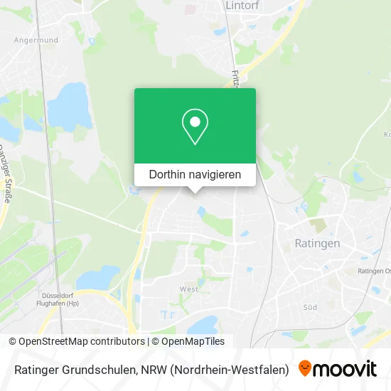 Ratinger Grundschulen Karte