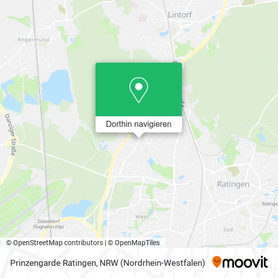 Prinzengarde Ratingen Karte