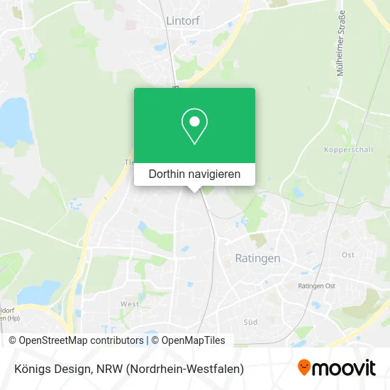 Königs Design Karte