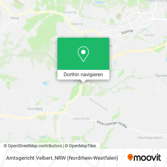 Amtsgericht Velbert Karte