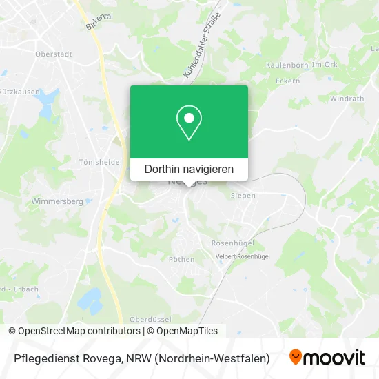 Pflegedienst Rovega Karte