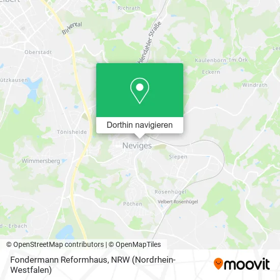 Fondermann Reformhaus Karte