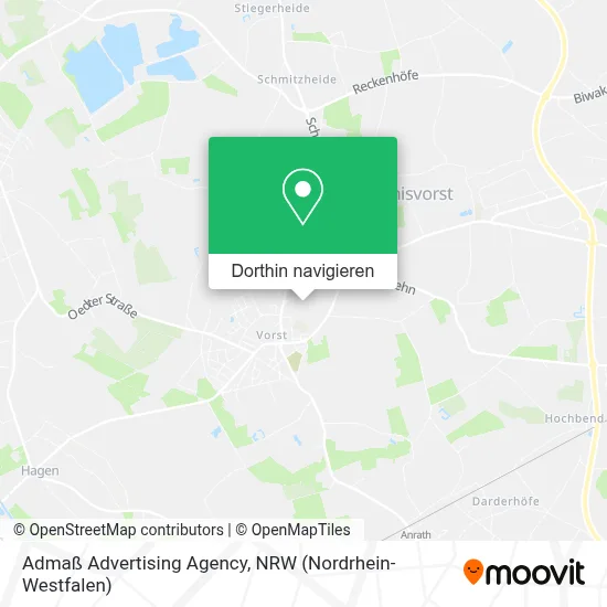 Admaß Advertising Agency Karte