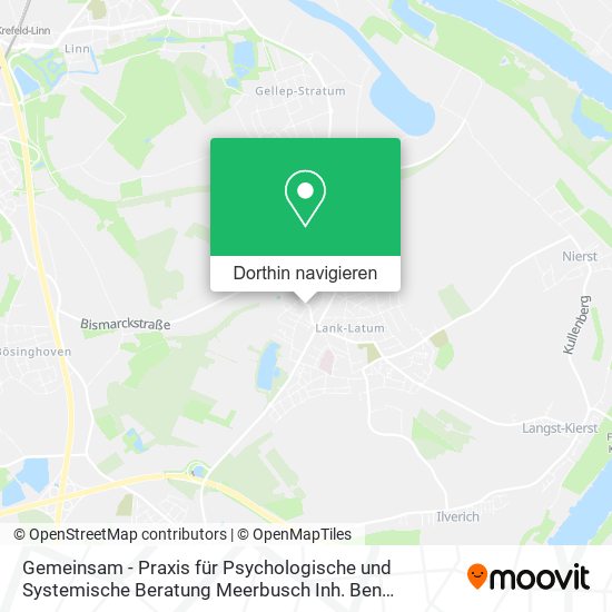 Gemeinsam - Praxis für Psychologische und Systemische Beratung Meerbusch Inh. Ben Rohrbach Karte