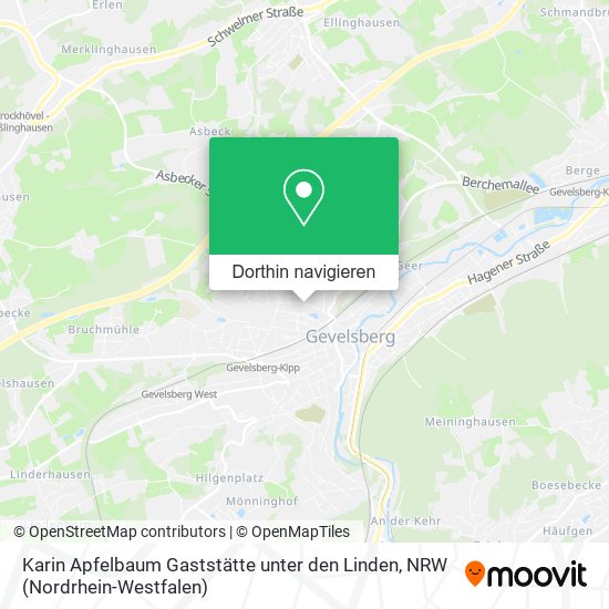 Karin Apfelbaum Gaststätte unter den Linden Karte
