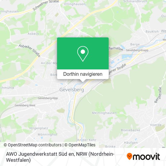 AWO Jugendwerkstatt Süd en Karte