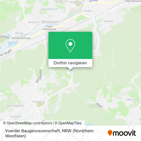 Voerder Baugenossenschaft Karte