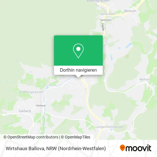 Wirtshaus Ballova Karte