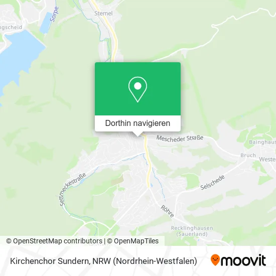 Kirchenchor Sundern Karte