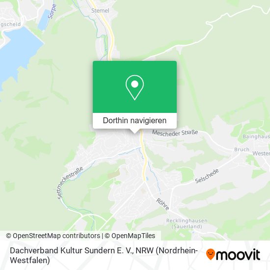 Dachverband Kultur Sundern E. V. Karte