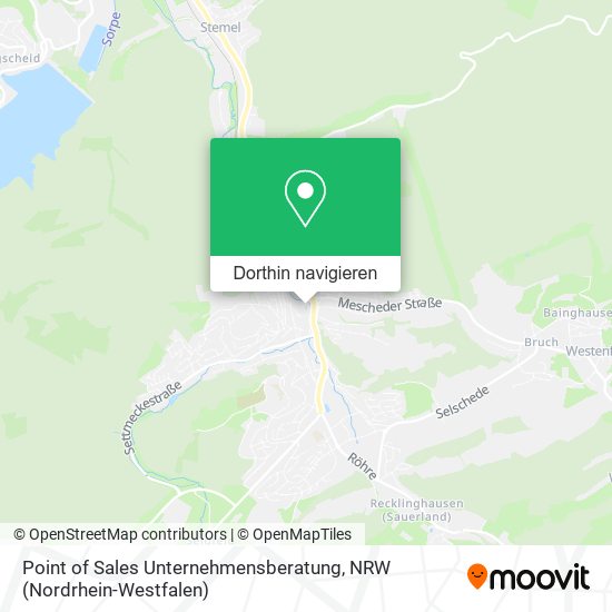 Point of Sales Unternehmensberatung Karte