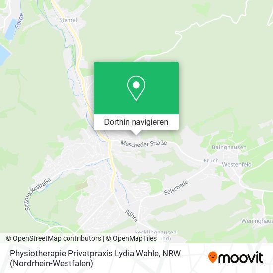 Physiotherapie Privatpraxis Lydia Wahle Karte