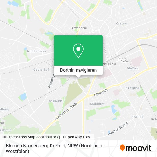 Blumen Kronenberg Krefeld Karte
