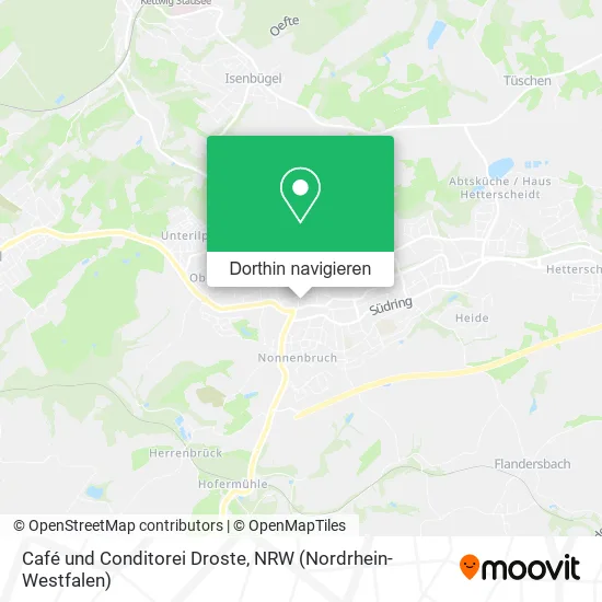 Café und Conditorei Droste Karte