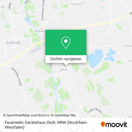 Feuerwehr Gerätehaus Oedt Karte