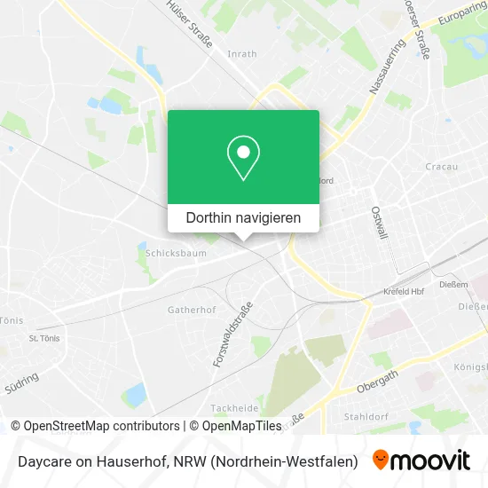 Daycare on Hauserhof Karte