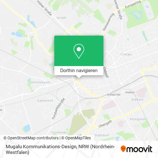 Mugalu Kommunikations-Design Karte