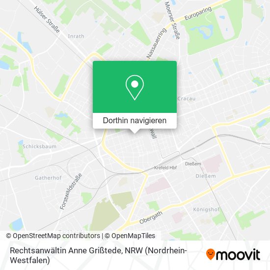 Rechtsanwältin Anne Grißtede Karte